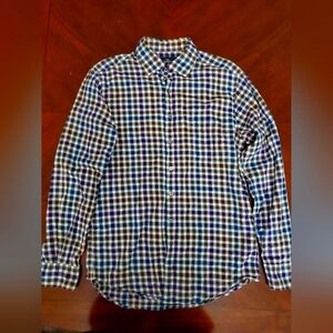 Rodd & Gunn Men's Purple and Blue Shirt,  Size M